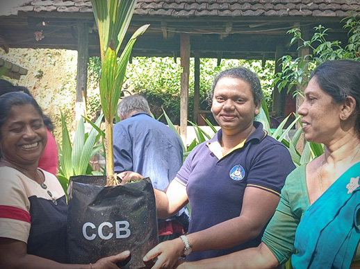 Farming demonstration at the CDC model farm
