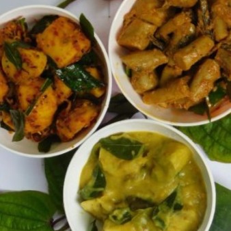 Yam crops used in CDC's local food processing