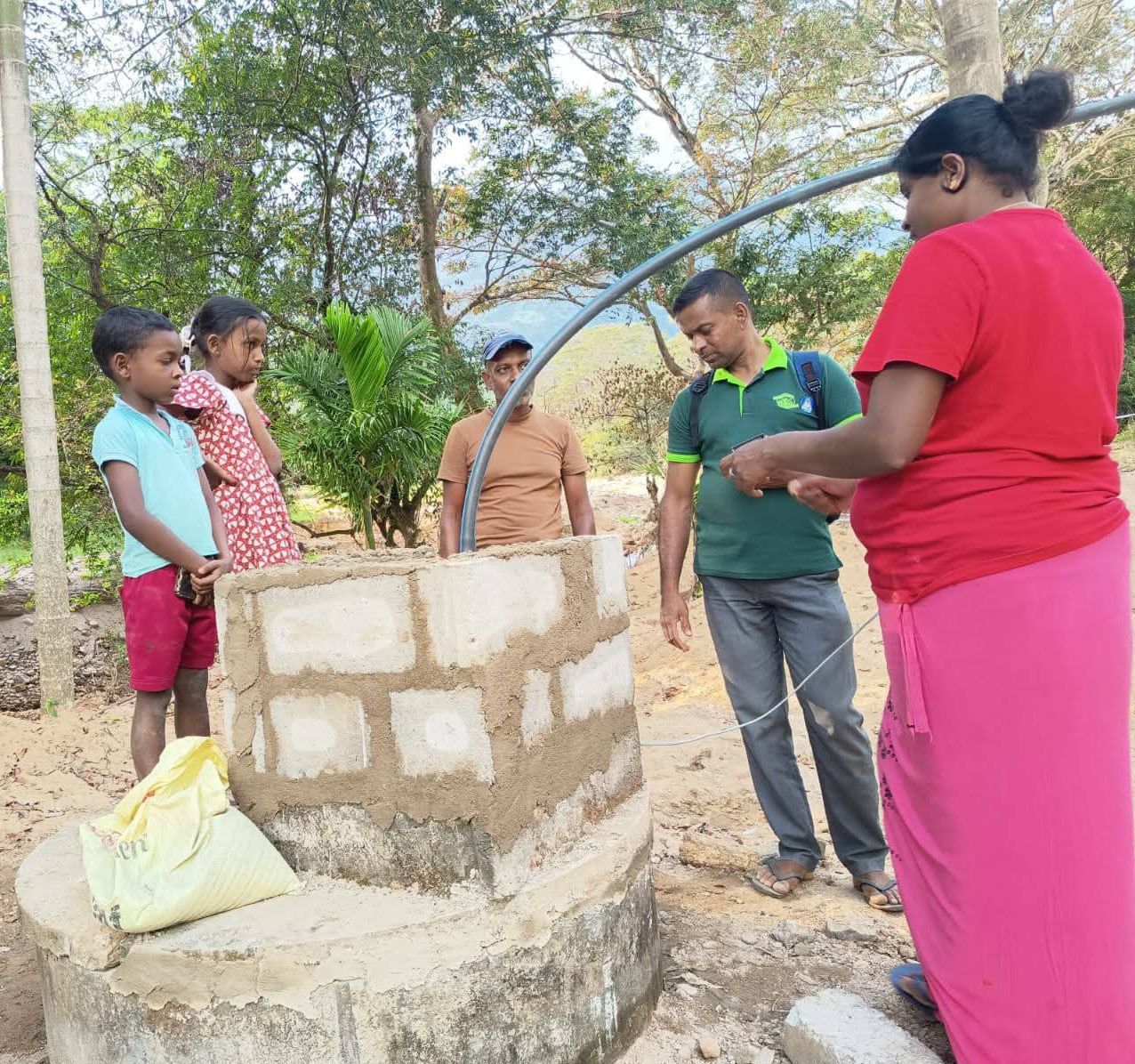 Restored Bogawatta Yaya Well in Bootalanda village following cyclone damage and CDC-supported reconstruction