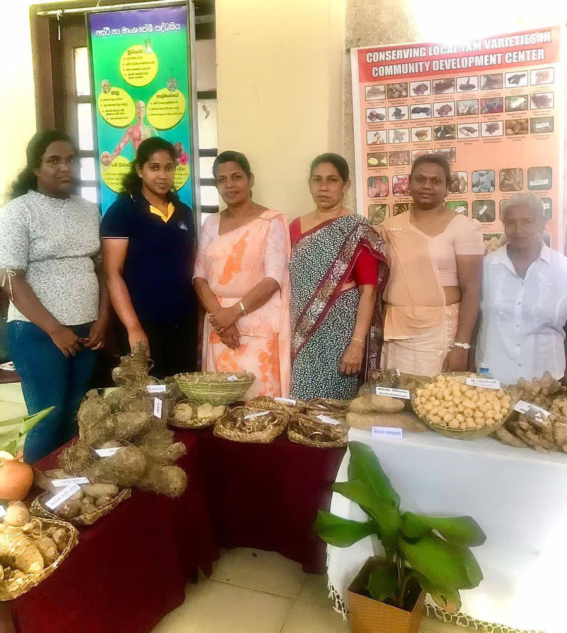 Ayurvedic and traditional food products on display at the Kegalle workshop