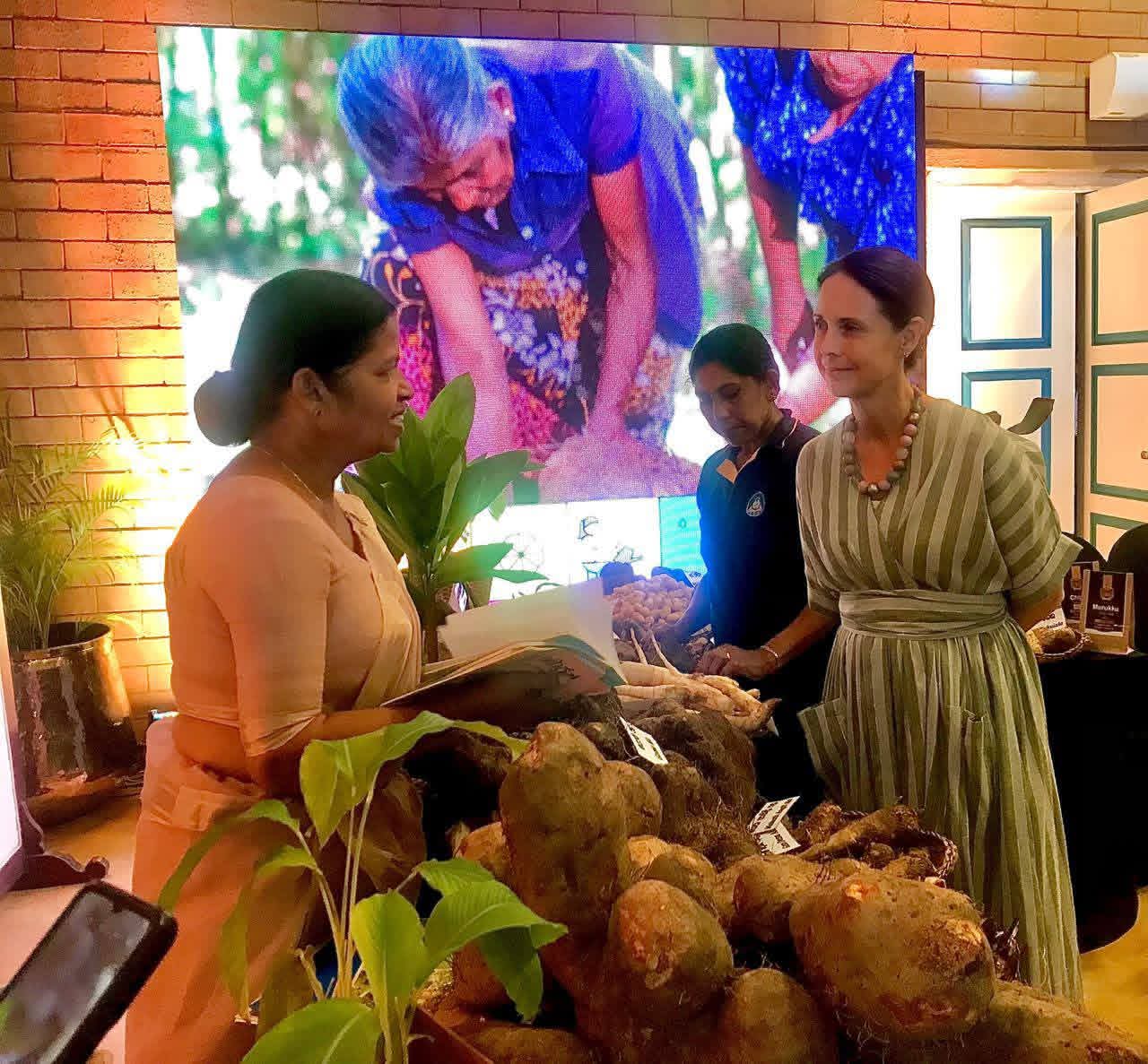CDC representatives at The Foods We Do Not Know exhibition
