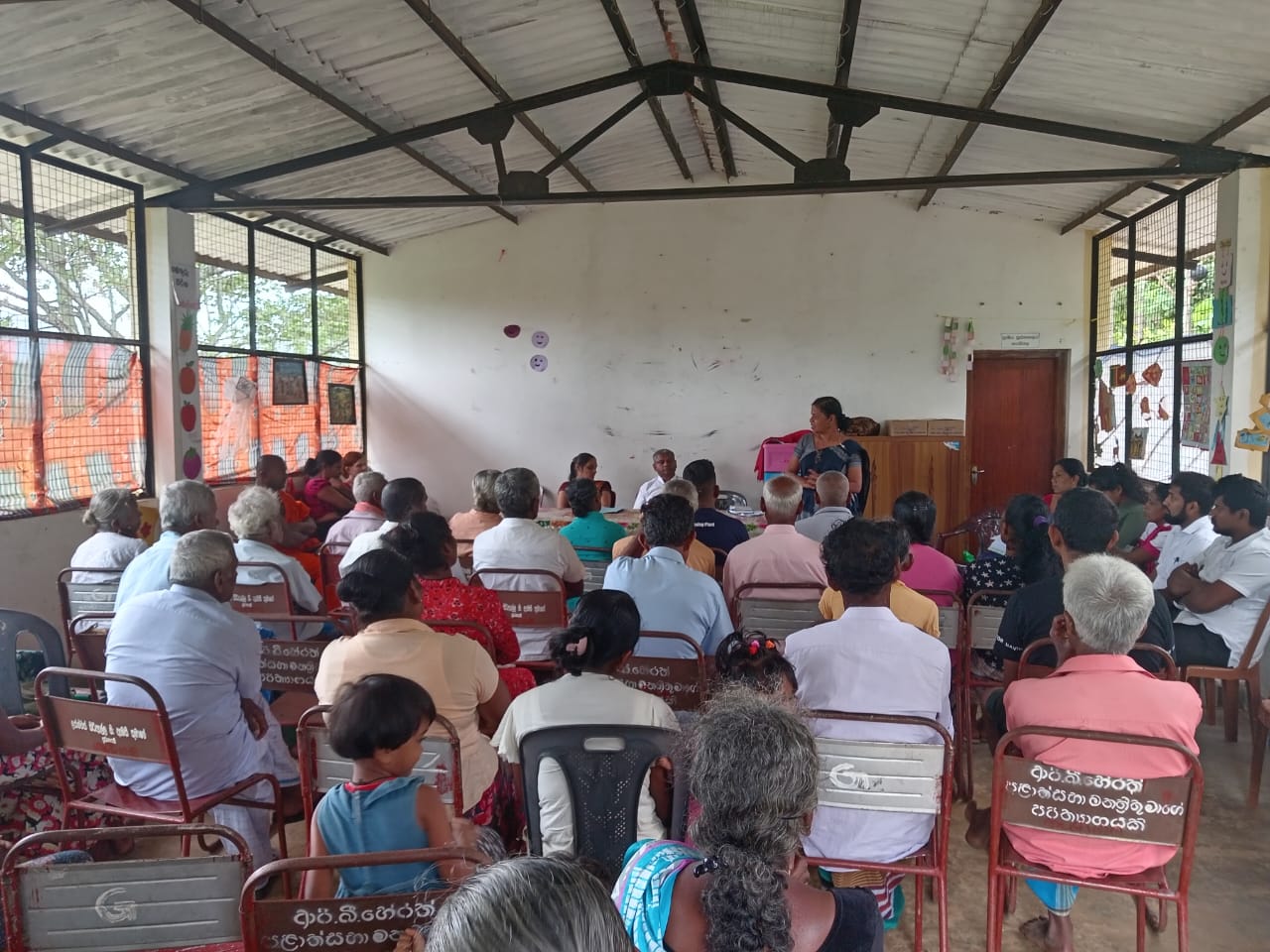 Women participating in a skills training workshop